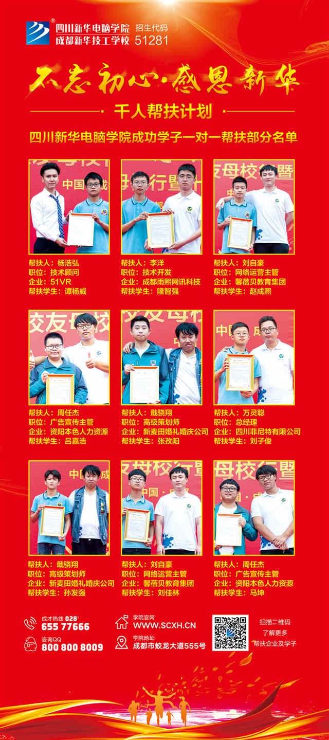 “手拉手·同成長”四川新華千人幫扶計劃在行動！